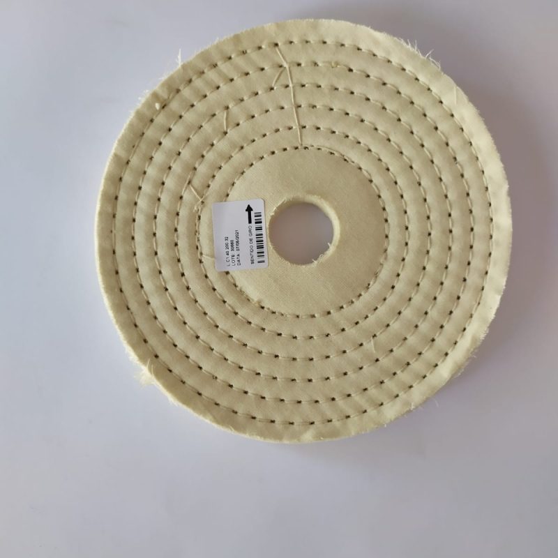 RODA DE POLIMENTO ALGODÃO 200MM