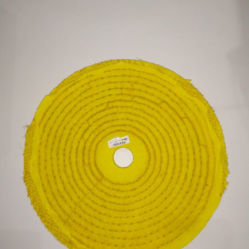 RODA SISAL COSTURADA RESINADA AMARELA 300MM