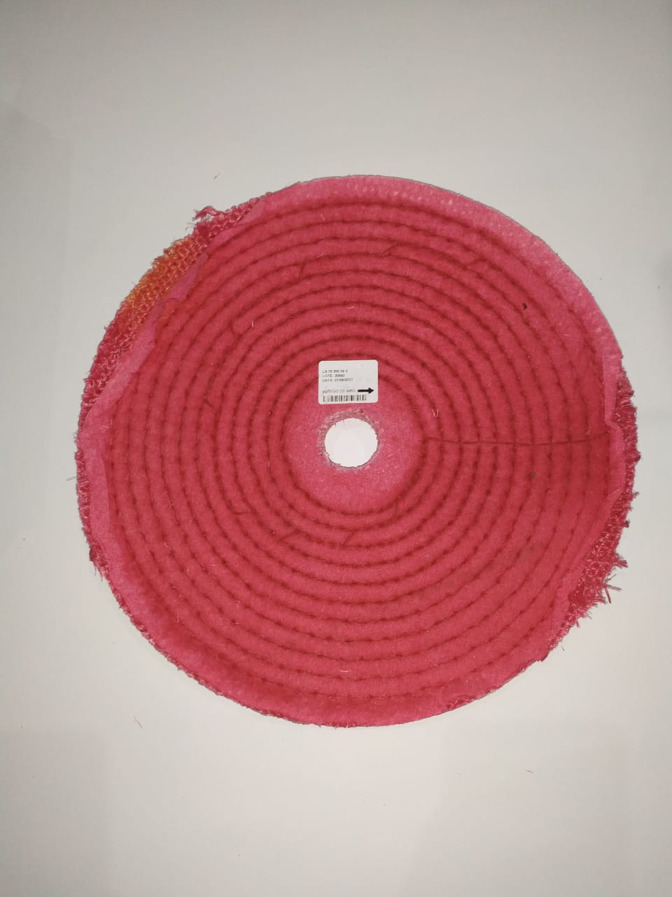 RODA SISAL POLIMENTO RESINADA ROSA300MM