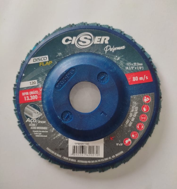 DICO CISER NYLON RETO 72 LIXAS GRÃO 120